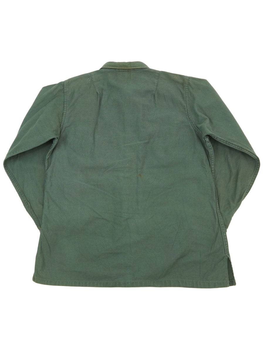 50's～ U.S.AIR FORCE ユーティリティシャツ セージグリーン 実寸(16位)