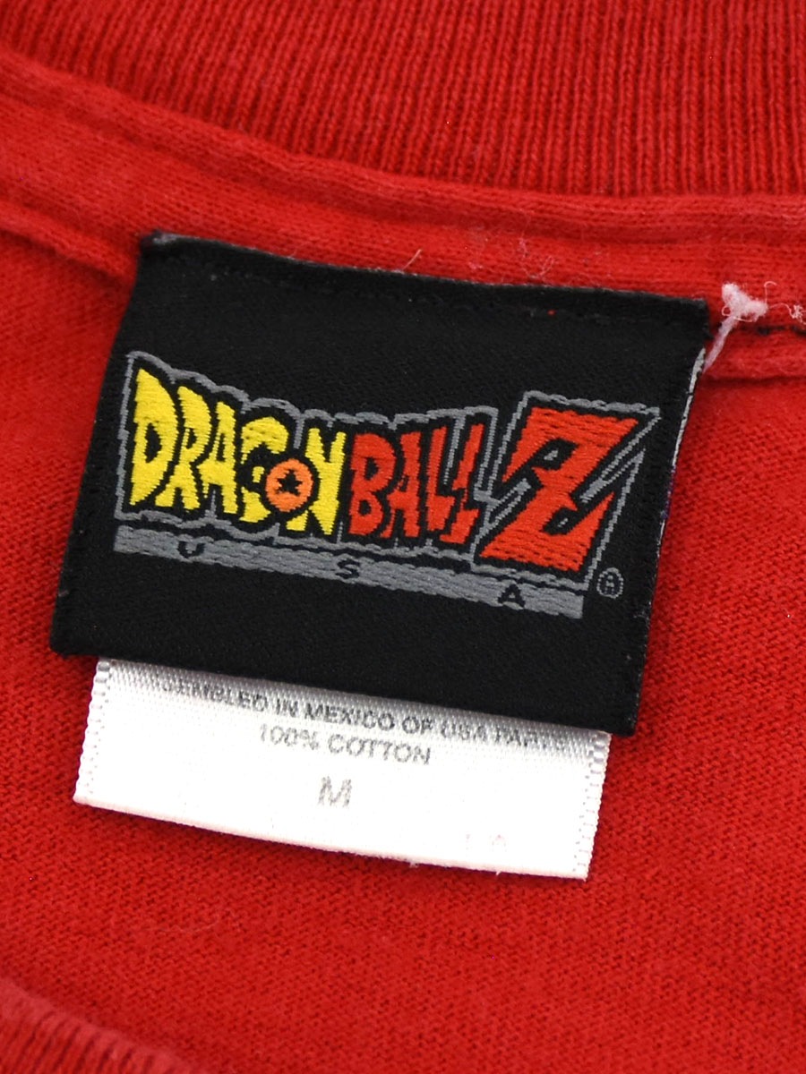 00s USA製 アニメT ドラゴンボール ベジータ 襟タグ 両面プリント 00s アニメT ドラゴンボールZ ベジータ Tシャツ Mサイズ VINTAGE