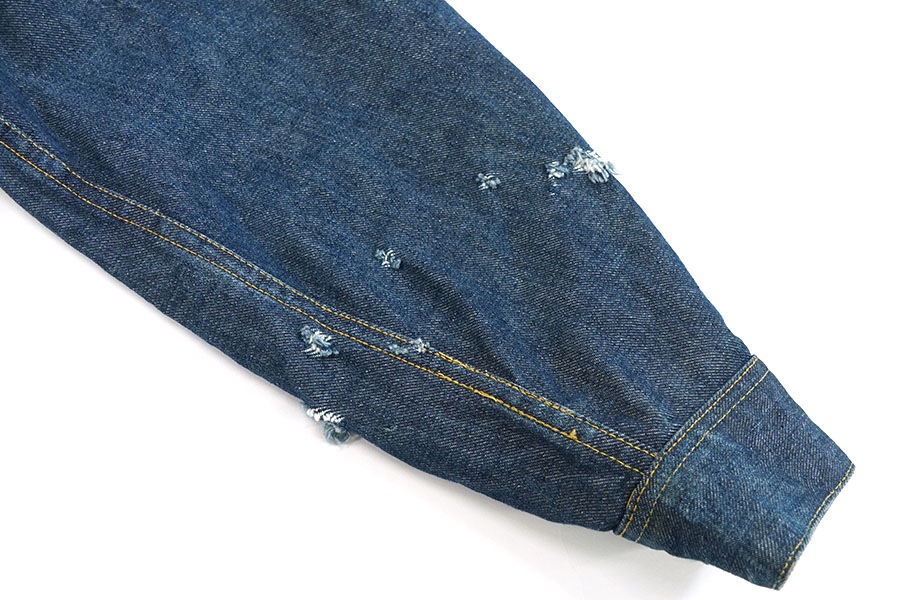 80's Lee 220 デニムジャケット 濃紺 実寸(46位)