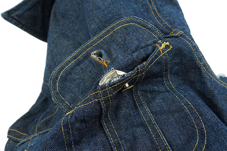 80's Lee 220 デニムジャケット 濃紺 実寸(46位)