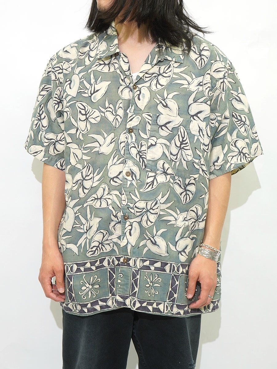 01 PATAGONIA ORGANIC COTTON AC SHIRT TONGA BORDER (SIZE.X LARGE