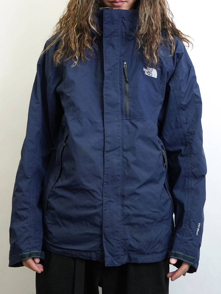 00's THE NORTH FACE ''HYVENT'' マウンテンパーカ ダークネイビー