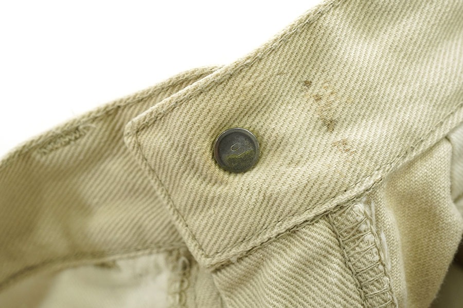 60's Levi's 518 BIG-E カツラギパンツ アイボリー 実寸(29x29位)