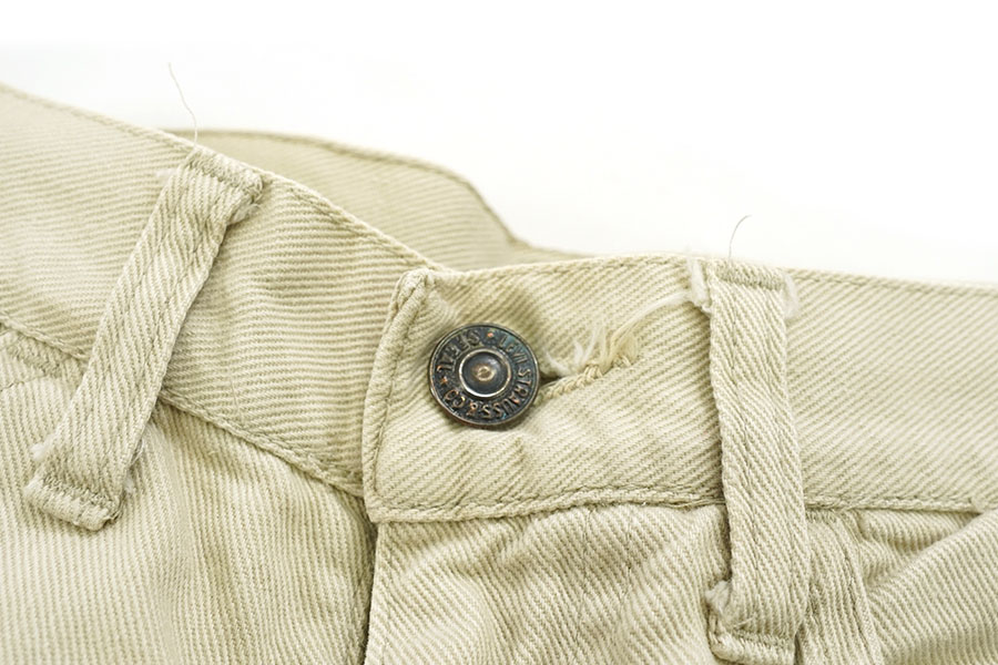 60's Levi's 518 BIG-E カツラギパンツ アイボリー 実寸(29x29位)