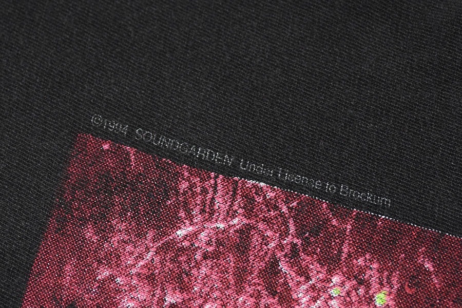 90's BROCKUM ''SOUNDGARDEN 1994'' 両面プリント Tシャツ 褪せ