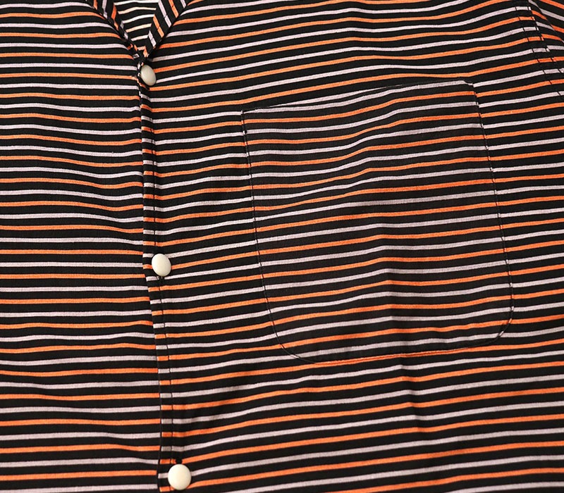 1950s BORDER SHIRT , Size Ｍ