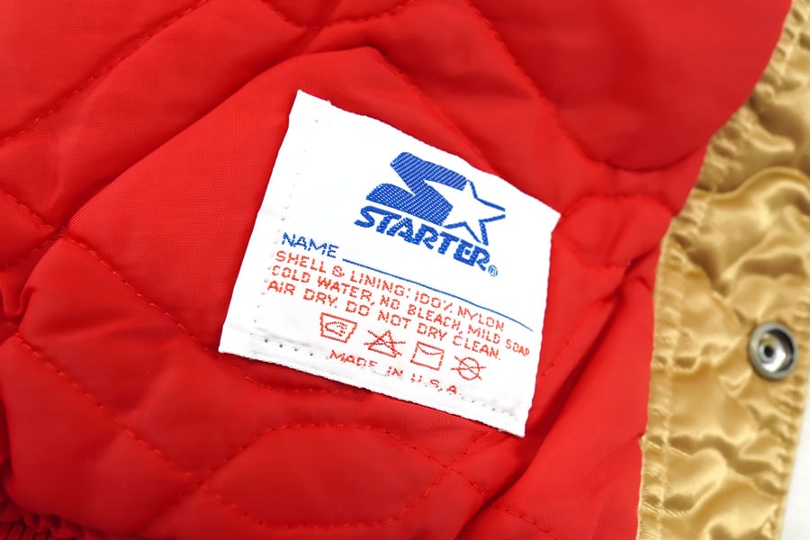 USA製 Starter ''49ers'' サテンスタジャン 表記(L) | すべての商品