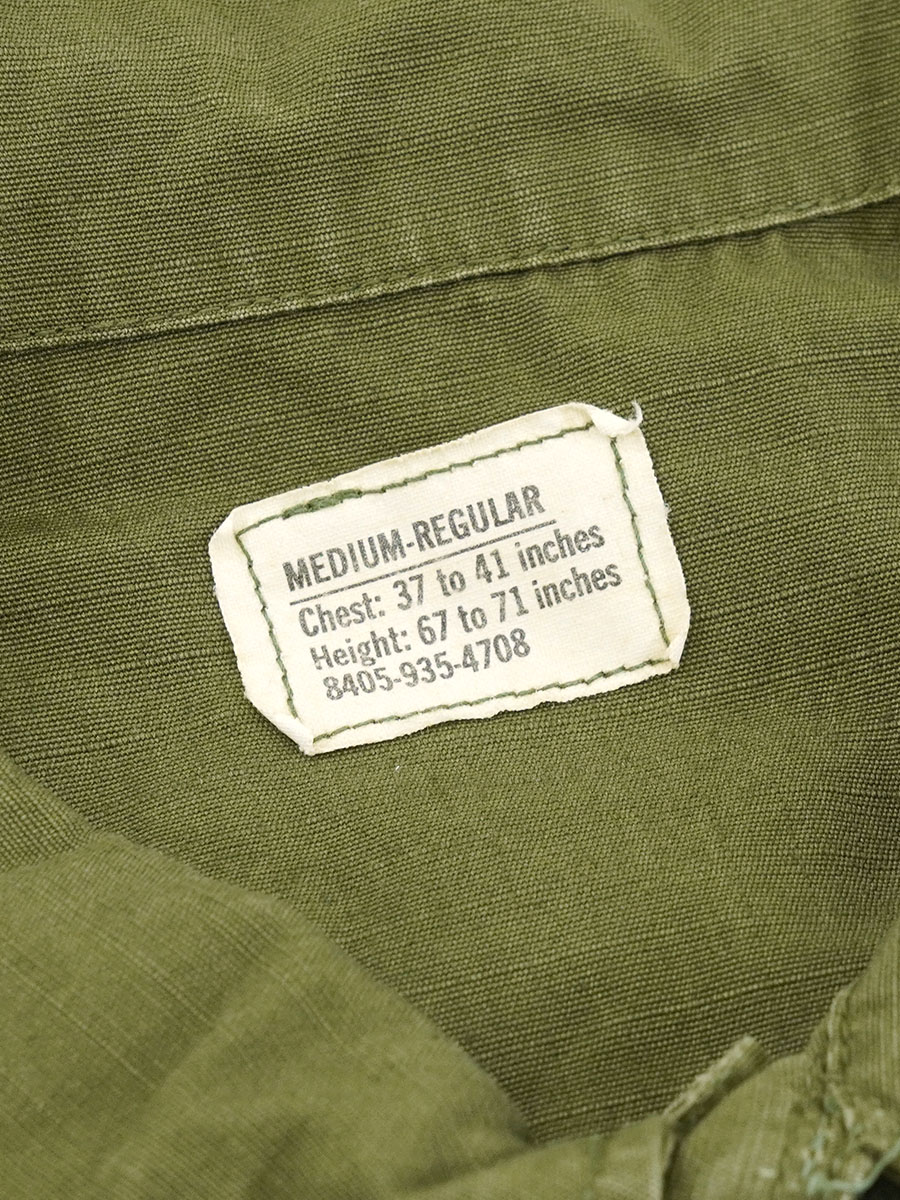 68 U.S.ARMY ジャングルファティーグジャケット 4th 表記(MEDIUM