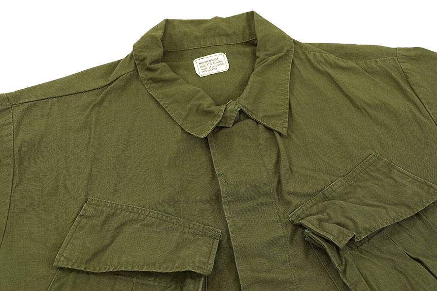 68 U.S.ARMY ジャングルファティーグジャケット 4th 表記(MEDIUM