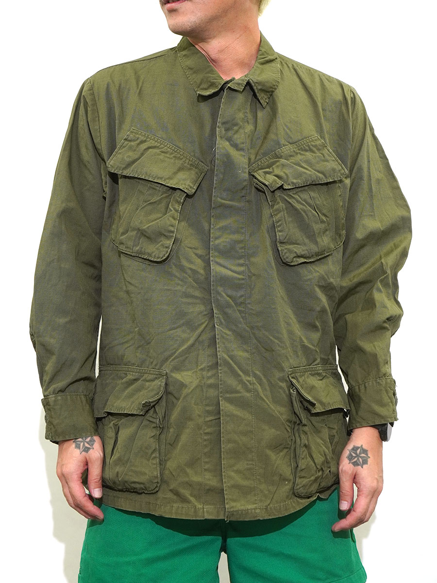 68 U.S.ARMY ジャングルファティーグジャケット 4th 表記(MEDIUM
