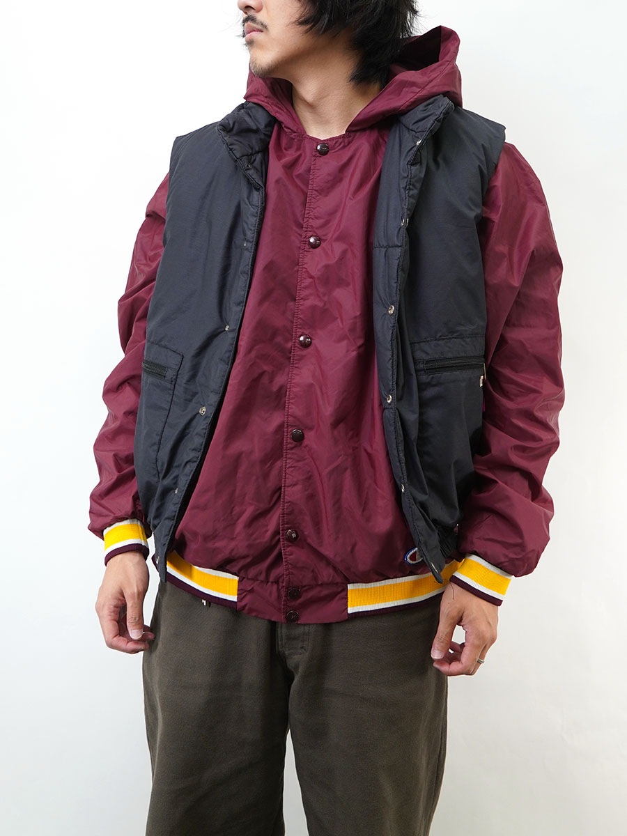 80's northfaceノースフェイス　vest 中綿　茶タグ 80s 80年代 ザノースフェイス アウトドア | ビンテージ古着屋