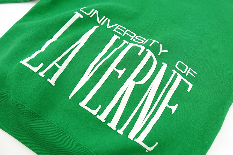 90's RUSSELL ATHLETIC 前V ''UNIVERSITY OF LAVERNE'' スウェット