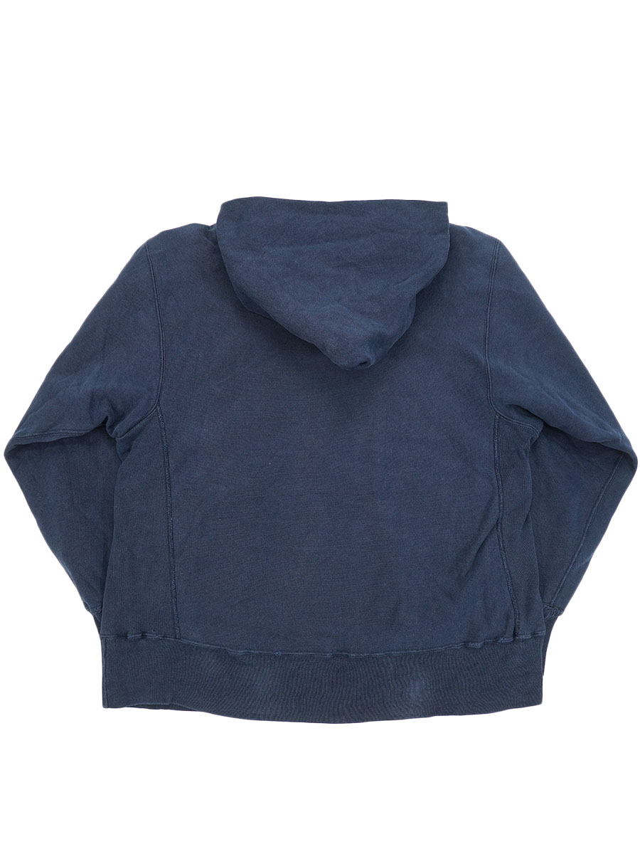 80'S CHAMPION REVERSE WEAVE HOODIE PLAIN NAVY (SIZE. LARGE) | NEW