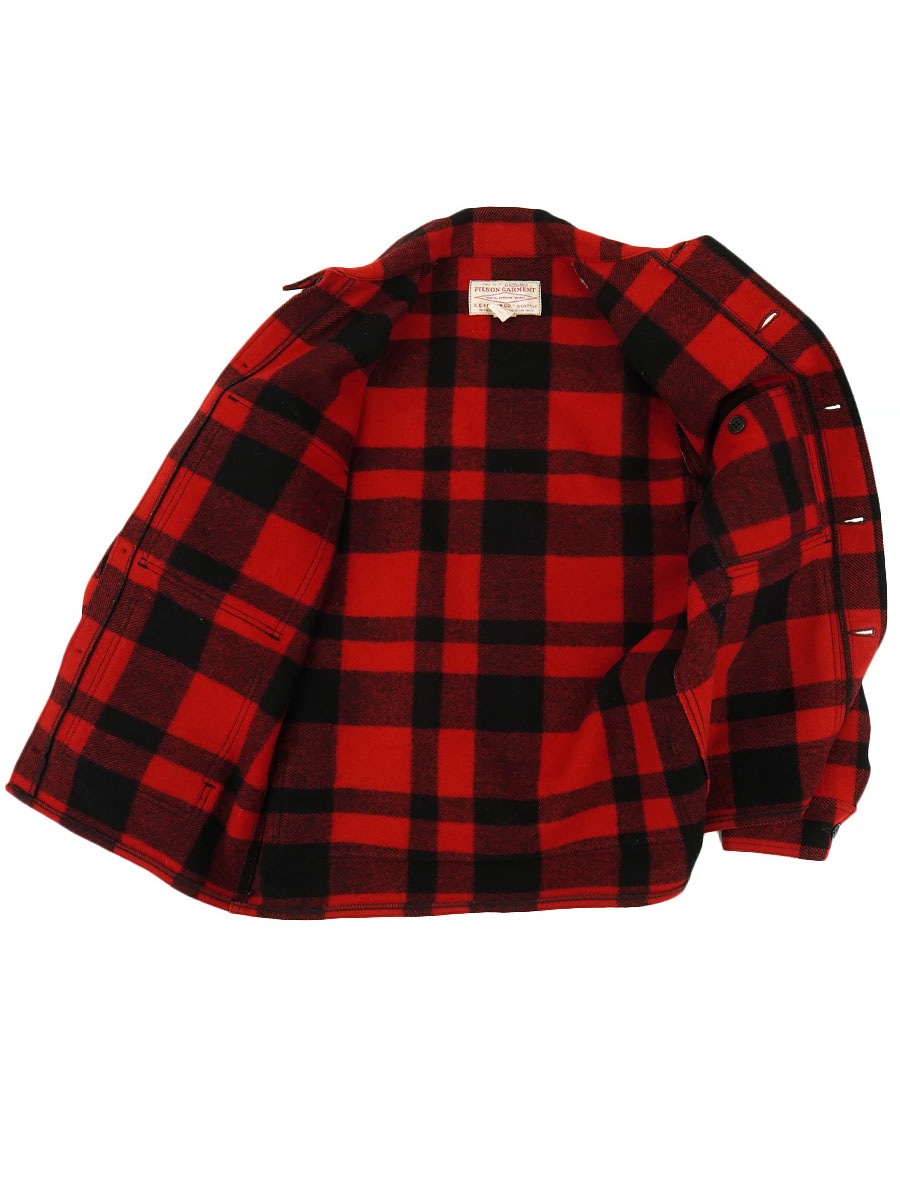 本日セール　美品　タグ付 FILSON ダブルマッキーノ　バッファローチェック 90's FILSON フィルソン ダブルマッキーノークルーザー ジャケット