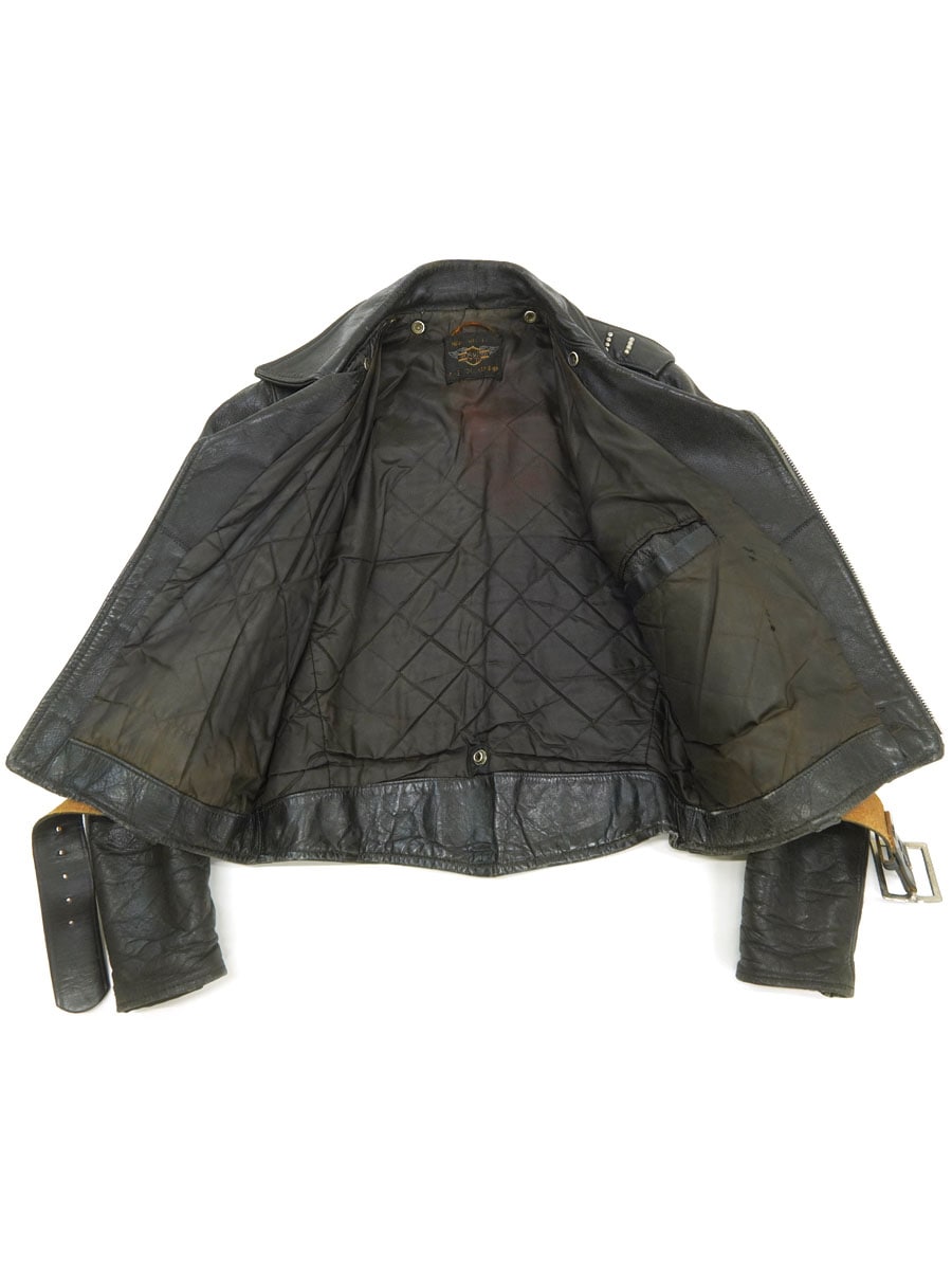 50's HARLEY DAVIDSON ダブルブラスト レザーライダースジャケット