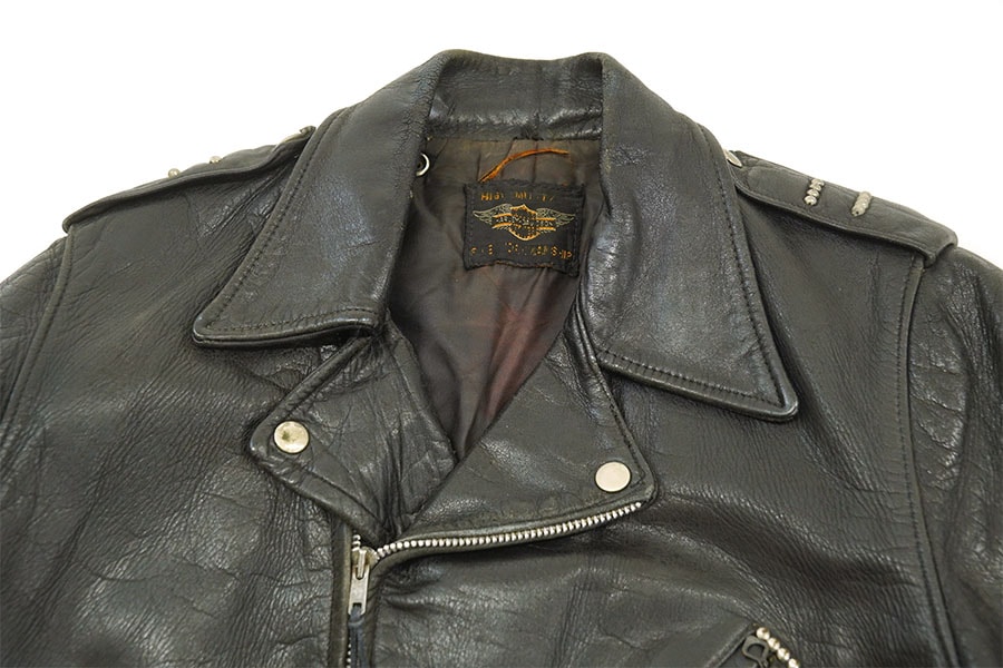 50's HARLEY DAVIDSON ダブルブラスト レザーライダースジャケット