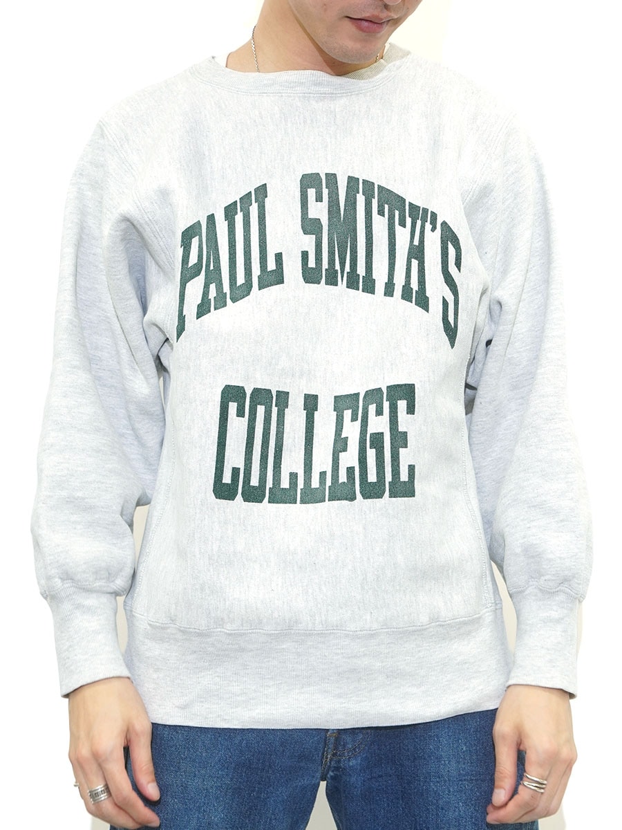 90'S CHAMPION REVERSE WEAVE CREW ''PAUL SMITH'S COLLEGE'' WATER