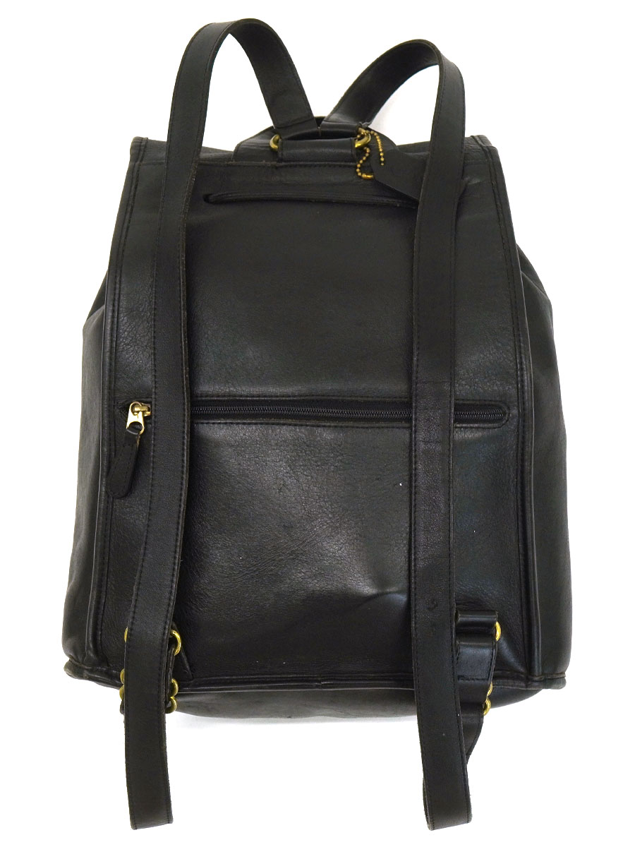 COACH レザー リュックサック ブラック USA製 | すべての商品