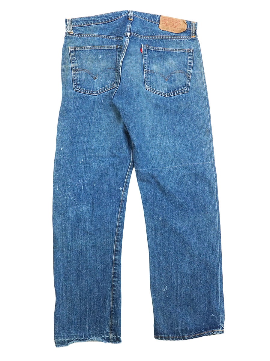 60's Levi's 505 BIG-E デニムパンツ 良色落ち 実寸(37x30位) 赤耳