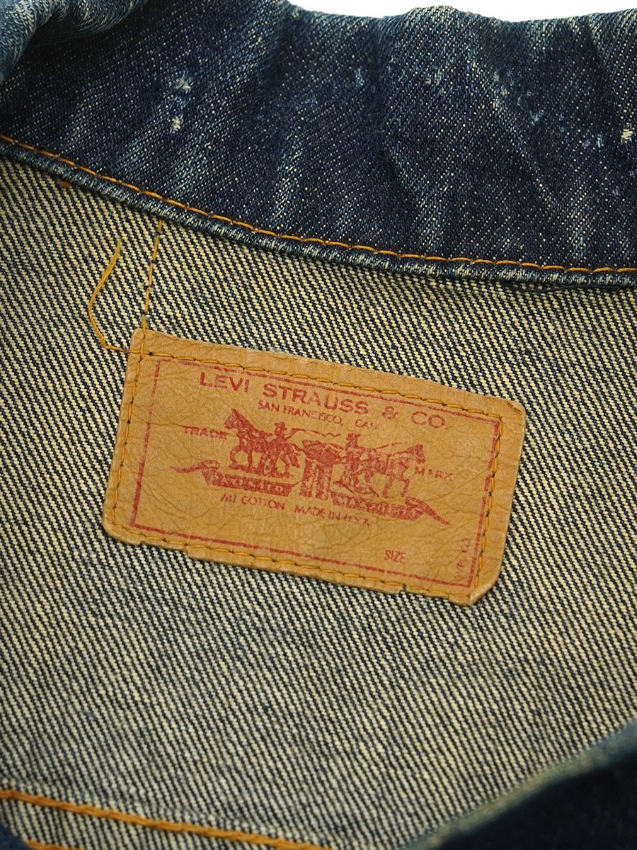 60's Levi's 70505 BIG-E デニムジャケット 濃紺 実寸(36位
