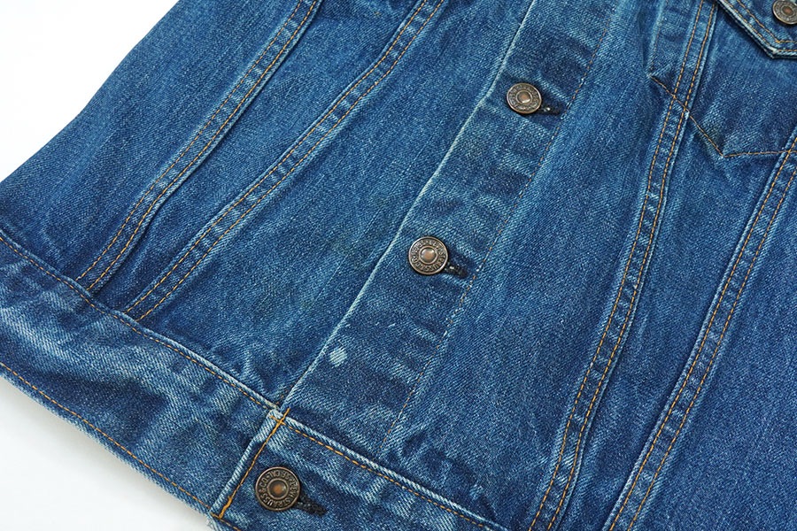 70's Levi's 70505 スモールe デニムジャケット 良雰囲気 表記(34