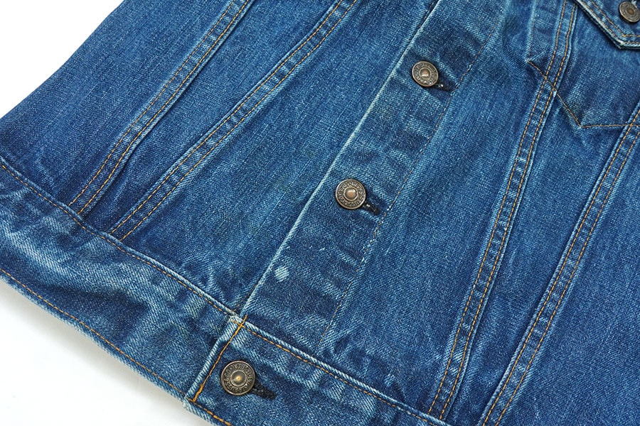 70's Levi's 70505 スモールe デニムジャケット 良雰囲気 表記(34