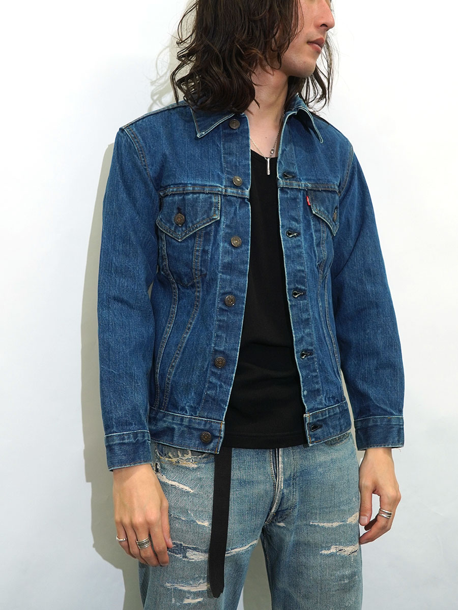 70's Levi's 70505 スモールe デニムジャケット 良雰囲気 表記(34