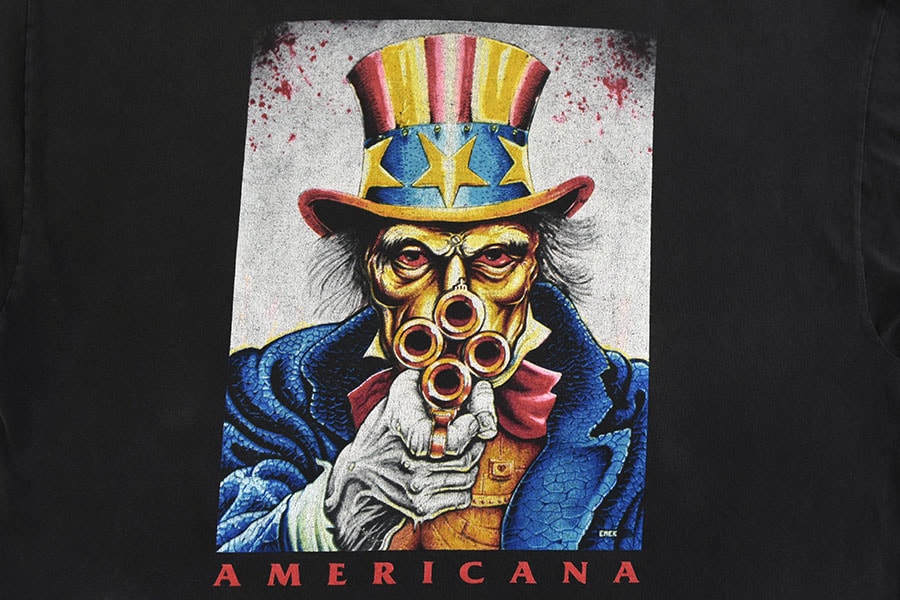 90's～ giant オフスプリング ''AMERICANA'' 両面プリント T