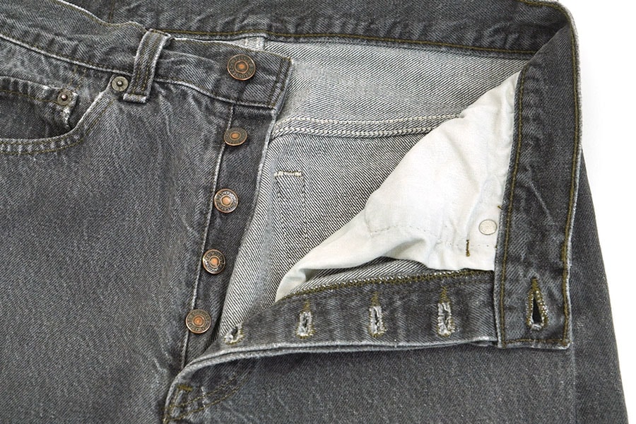 90's Levi's 501 先染めブラック デニムパンツ 表記(31x32) USA