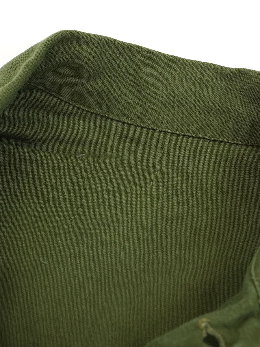 60's～ U.S.ARMY ユーティリティシャツ ワッペン付き 実寸(15位