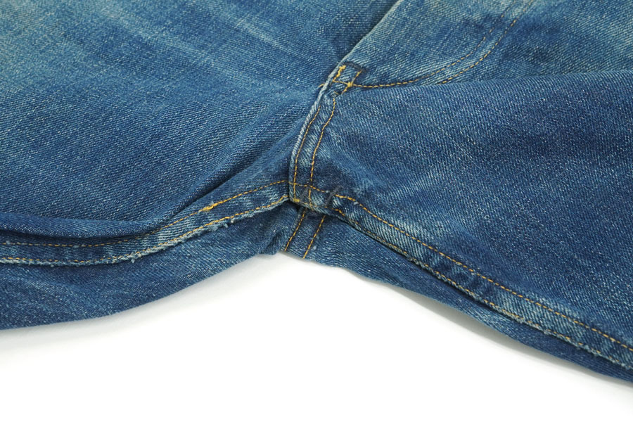 1930'S BLACK BEAR DENIM WORK PANTS (APPROX.W37 L30)