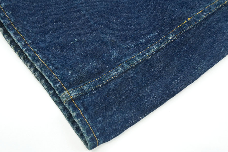 1930'S BLACK BEAR DENIM WORK PANTS (APPROX.W37 L30)