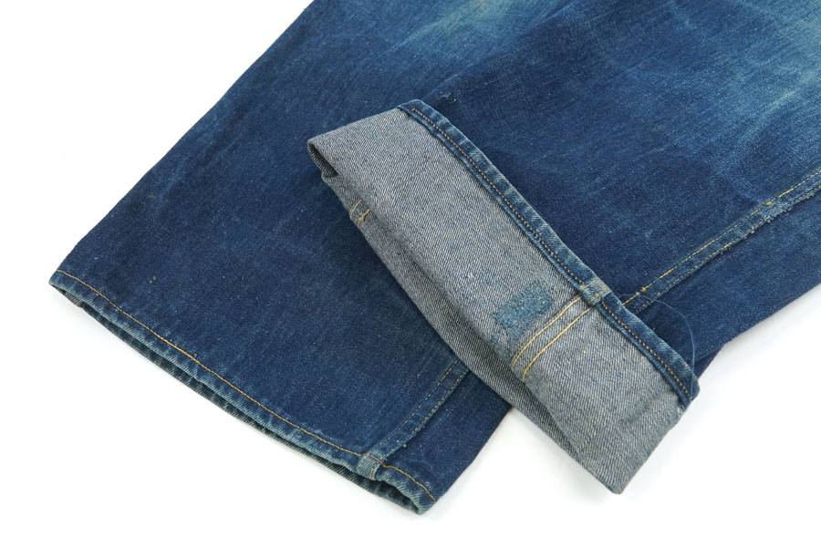 1930'S BLACK BEAR DENIM WORK PANTS (APPROX.W37 L30)
