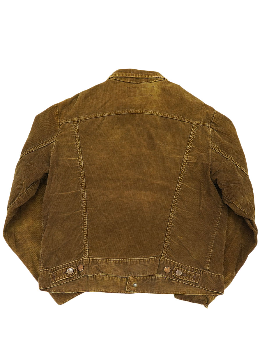 70's Wrangler 3rd型 コーデュロイジャケット ブラウン 表記(40