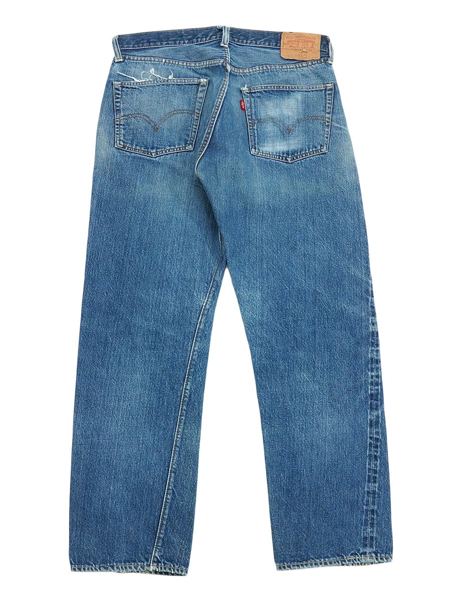 66前期 501 濃紺w36表記70s スレーキスタンプUSA製 70's Levi's リーバイス 501 デニム 66前期 シングル 刻印6