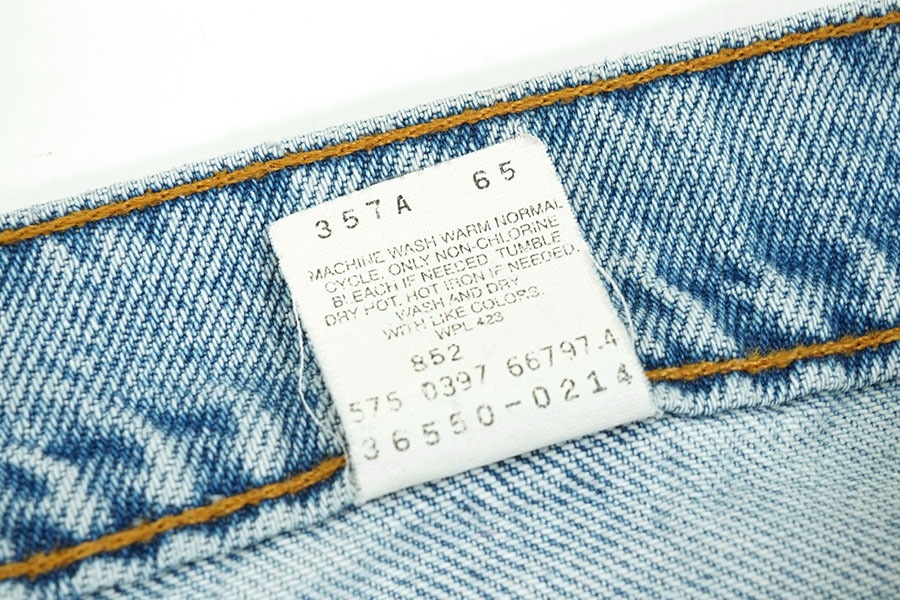 Levi's 550 オレンジタブ USA製 90's Levi's 550 オレンジタブ オリジナルデニムショーツ 表記