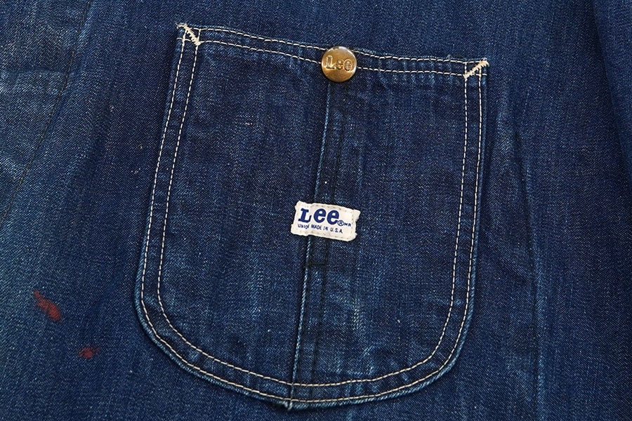60's～ Lee 91-J デニムカバーオール 良雰囲気 表記(48) ビッグサイズ