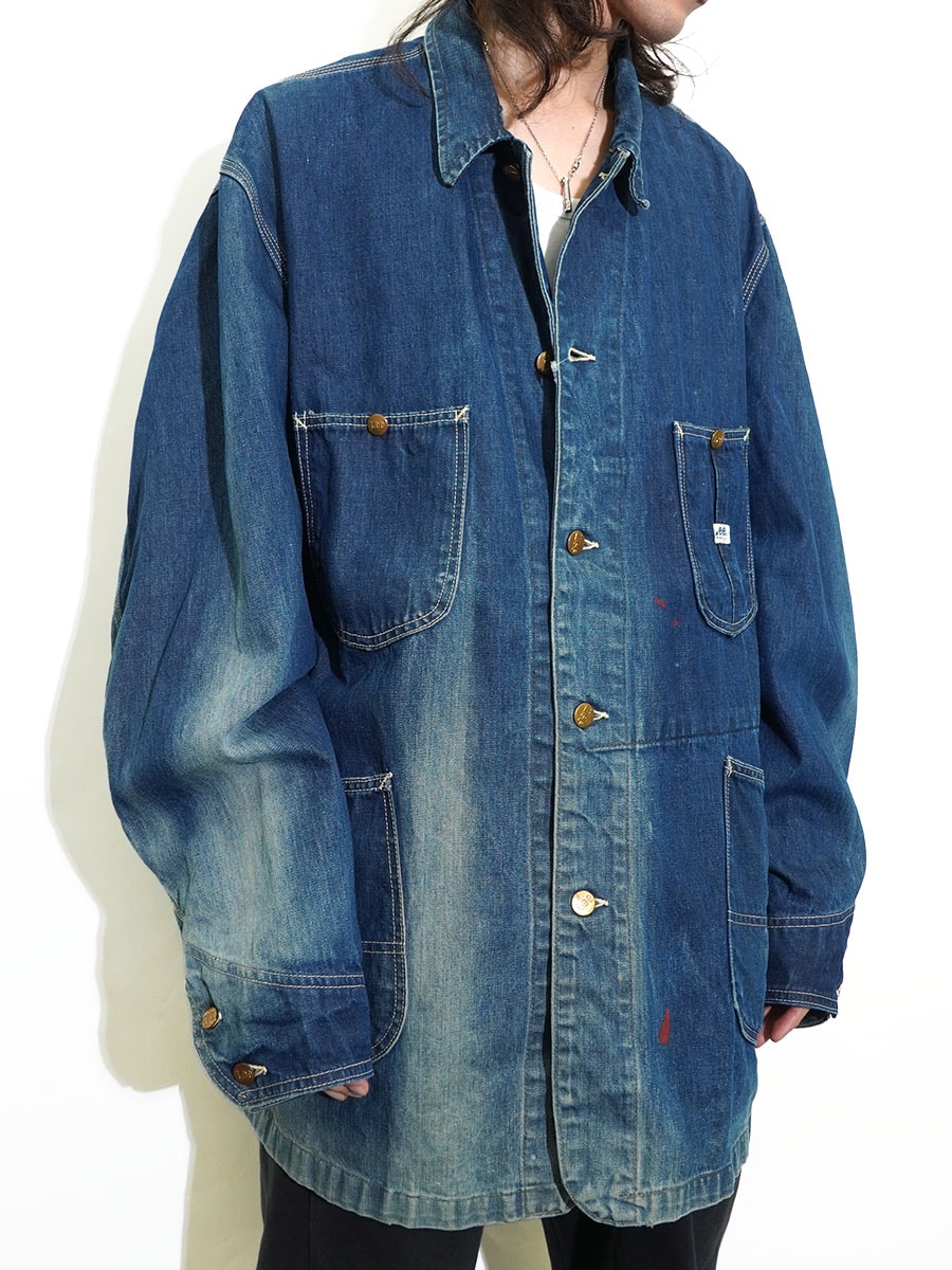 60's～ Lee 91-J デニムカバーオール 良雰囲気 表記(48) ビッグサイズ