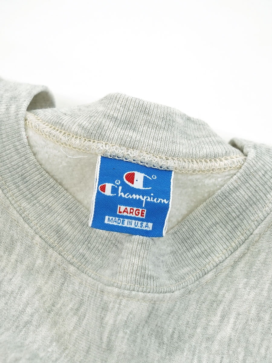 80's 青刺繍タグ チャンピオン ''49ers'' スウェット グレー 表記(L