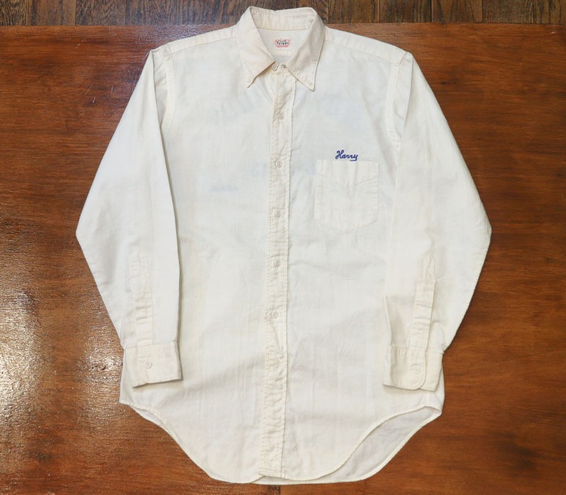 1960s L/S CAR CLUB SHIRT , Size ML