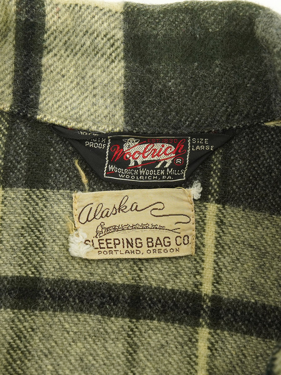 50's Woolrich チェック柄 ウールジャケット 表記(L) | NEW ITEM