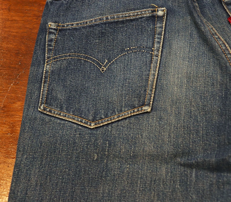 1950s LEVIS 501XX LEATHER , Size W32 L28