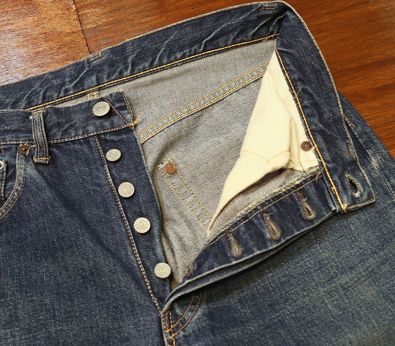 1950s LEVIS 501XX LEATHER , Size W32 L28 | NEW ITEM | | BerBerJin