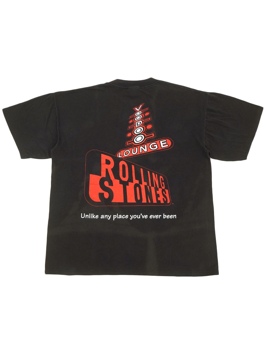 90'S BROCKUM THE ROLLING STONES ''VOO DOO LOUNGE'' T SHIRT BLACK