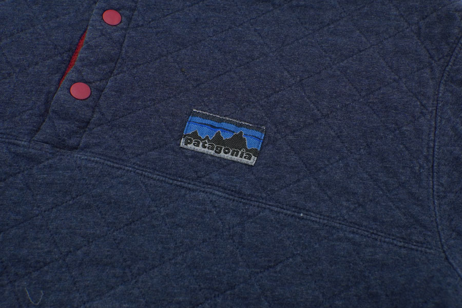 14 パタゴニア ダイヤモンドキルト シンチラスナップTプルオーバー