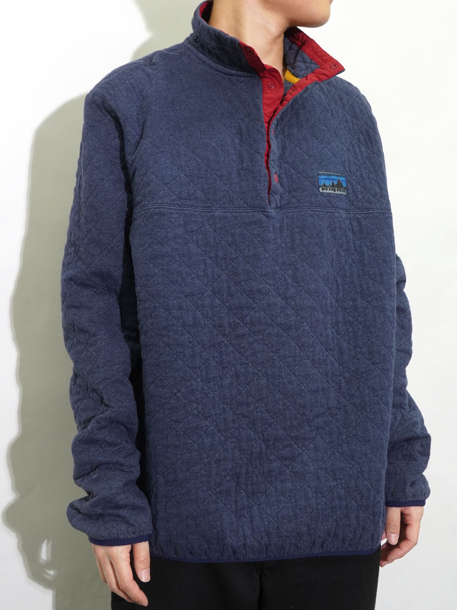 14 パタゴニア ダイヤモンドキルト シンチラスナップTプルオーバー