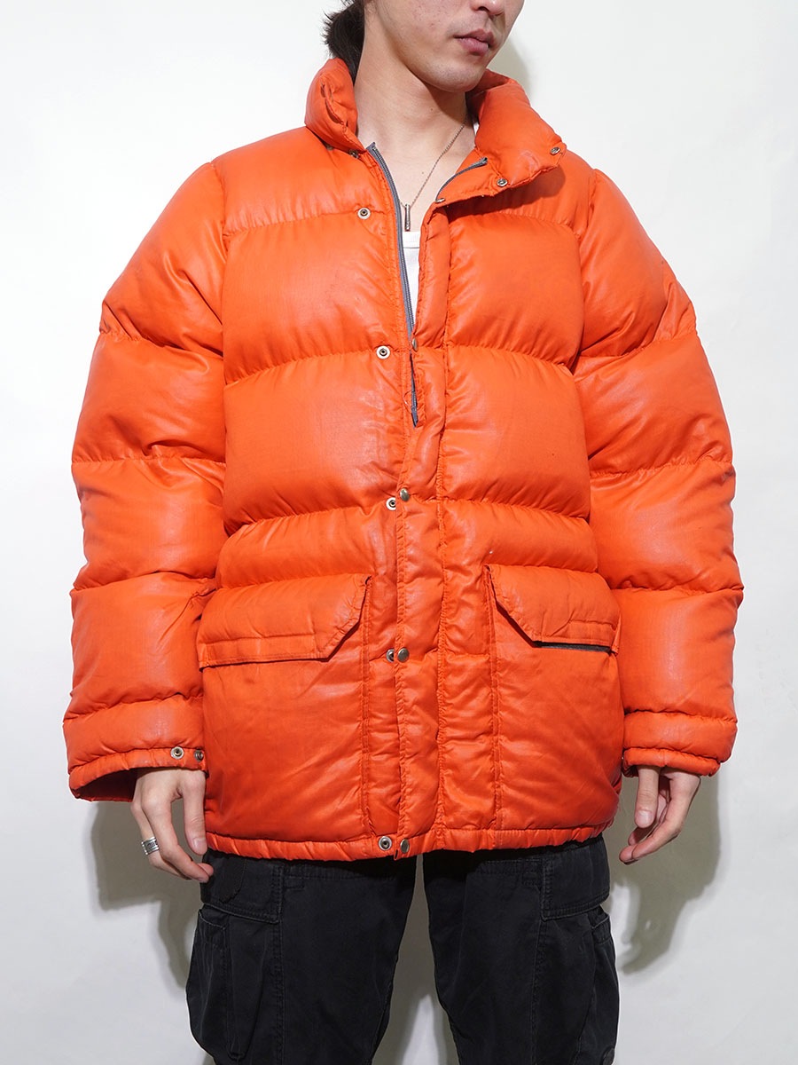 70's 茶タグ ノースフェイス リップストップ シエラパーカ ダウン