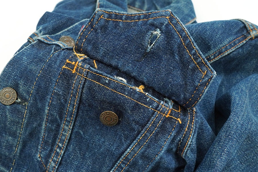 60's Levi's 70505 BIG-E デニムジャケット 表記(34) イエロー