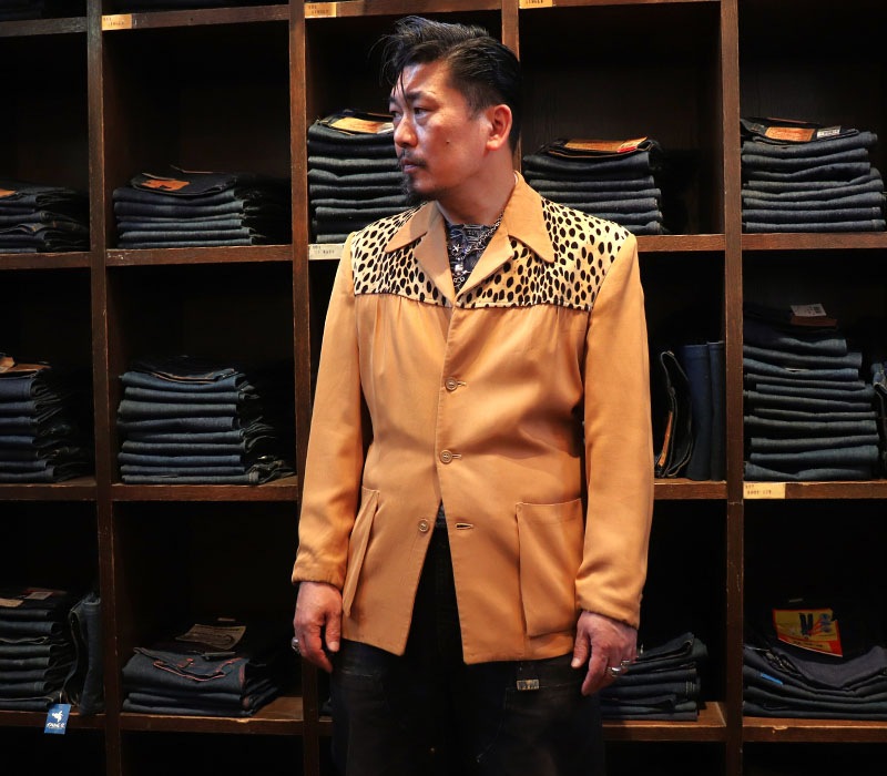 1950s HOLLYWOOD JACKET , LEOPARD , Size 40