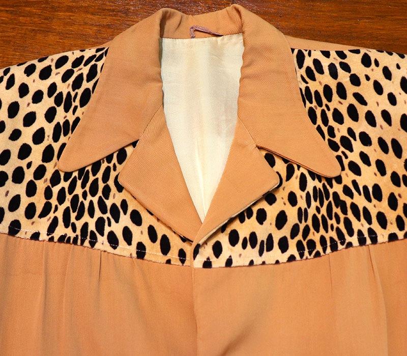 1950s HOLLYWOOD JACKET , LEOPARD , Size 40
